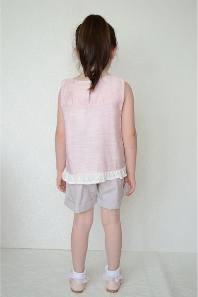 Sevimli Girl's Summer Blouse Shorts Set
