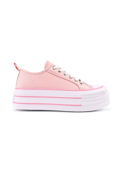 Tmall Tenisi de dama,Cu platforma,Din material Textil,TD1278,Roz