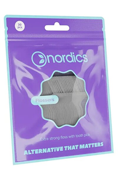 OEM Ata dentara pe suport, cu scobitoare, 30 buc. Nordics