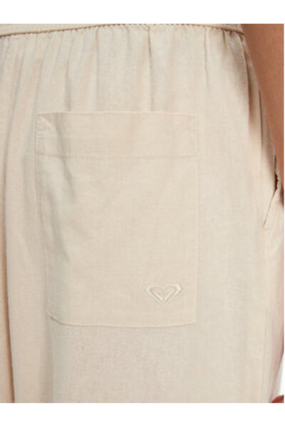 Roxy Pantaloni din material textil pentru femei bej ROXY-ERJNP03636 TEC0 PARC...