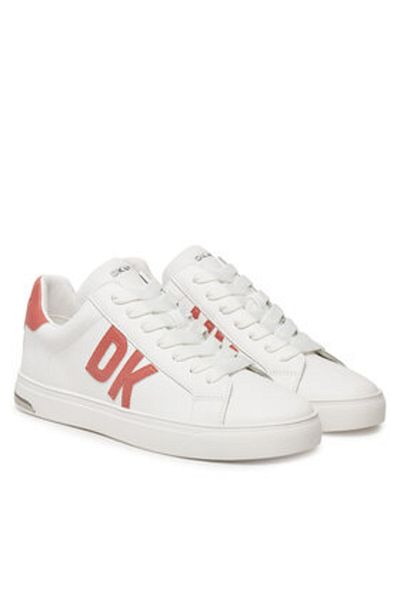 Dkny Teniși de damă albi DKNY-K1300916 WEI WHT/PEACH