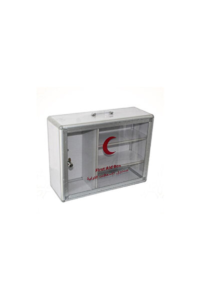 rexa صندوق إسعافات أولية شفاف وقابل للقفل