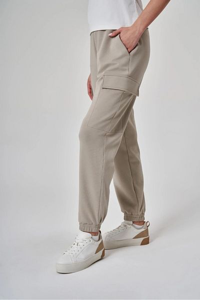 Exuma Women's Sand Color Sweatpants 1528010-Kum