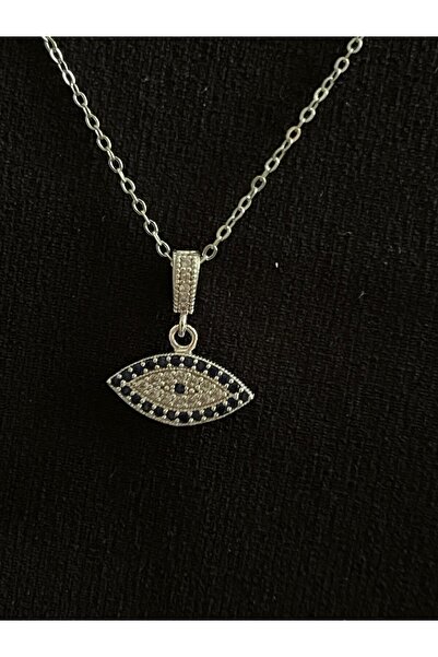 ASD TAKI قلادة من الفولاذ الحجري مع تفاصيل العين