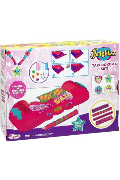 Dede Oyuncak Barbie Jewelry Weaving Set 03699
