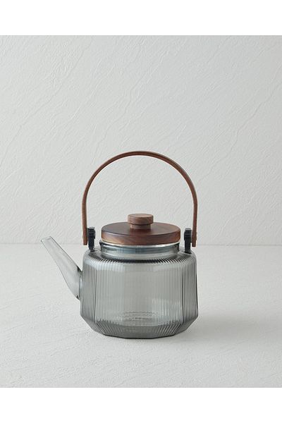English Home Tiara Borosilicate Glass Teapot 600 ml Gray