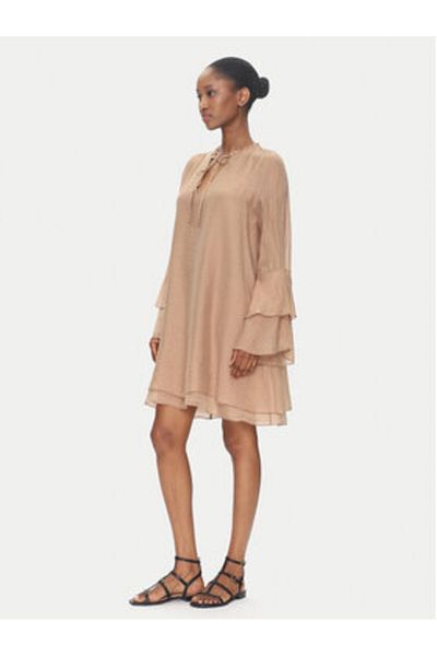 Vicolo Rochie de vară bej pentru femei VICOLO-TD0753 DU PHARD 31/1
