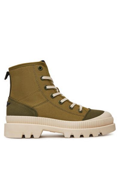Aeronautica Militare Pantofi de damă verzi AERONAUTICA MILITARE-251SC305DCT3541 07295 VERDE MUSCHIO
