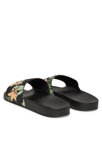 Roxy Flip-flops de damă negri ROXY-ARJL100679 0BG NEGRU/VERDE PRINT