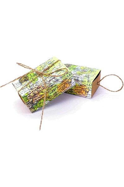 Jzk Set of 50 JZK wedding/christening gift boxes, paper, multicolor, 7.5 x 3 x 5 cm