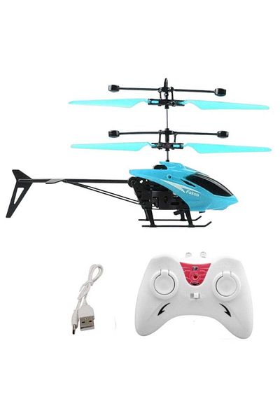 Rally Remote Control Induction Helicopter Toy Flying RC Induction Aircraft Flashing Light Airplane T