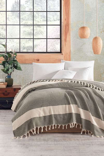 Casnack Aymila Model Green Double Pique 200X230Cm