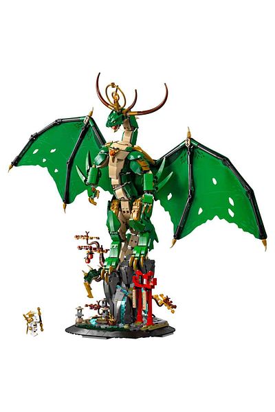 LEGO Ninjago Guardian Dragon 71847 - Creats with Master Wu Minifigure for Ages 14 and up