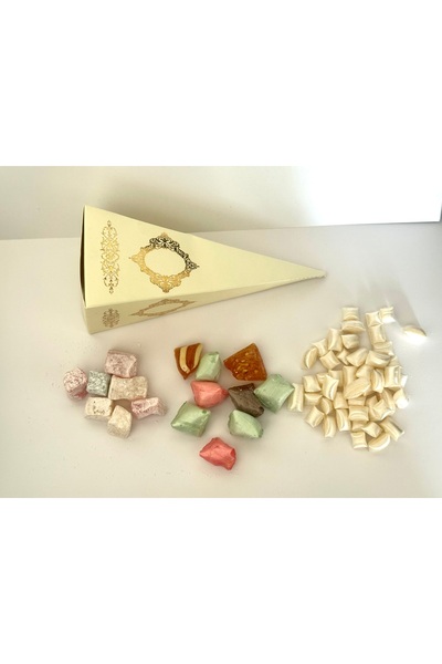 ŞEKERCİYAŞAR Krem Kutulu Kuş Lokumlu Mevlüt Şekeri 50 Adet