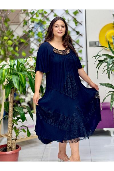 Punta Otantik Vl5510 Marselina Voile Dress Black