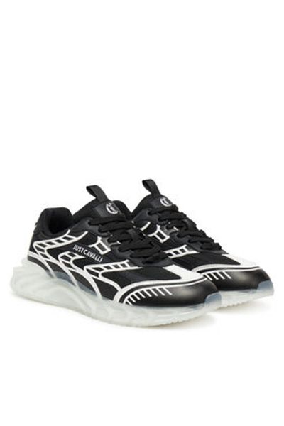 Just Cavalli Men's Sneakers black JUST CAVALLI-78QA3SQ2 ZSC45 899 BLACK