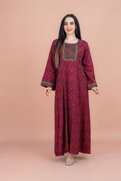 IKKXA Modern Embroidered Jalabiya