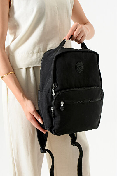 Just Polo Unisex Water-Proof Imported Crinkle Fabric School Business and Travel Backpack with Tablet Compartment Bellow