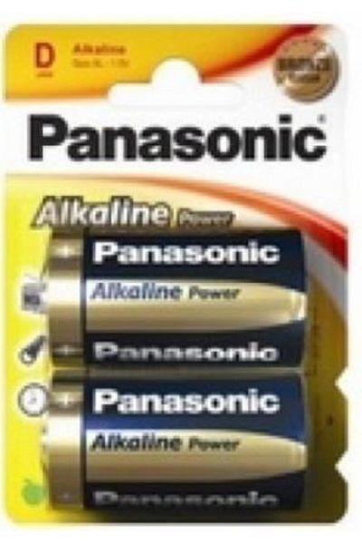 PANASONIC Baterii alcaline foto Panasonic LR20APB/2BP, 1,5 V, 2 buc.
