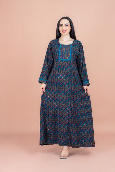 IKKXA Modern Embroidered Jalabiya
