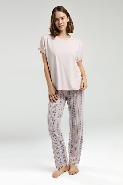 Pierre Cardin Γυναικείο κοστούμι πιτζάμες με κοντό μανίκι με σχέδιο