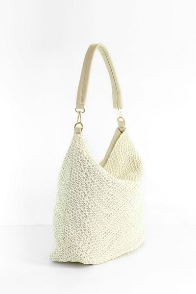 byFOX Fashion Shoulder Strap Rope Braided Lined Casual Women's Hand and Shoulder Bag Width:38Cmlength:32Cmbottom:10.5