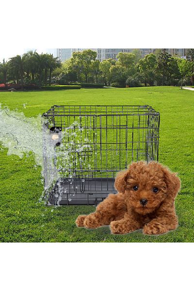 KidLe Dog Crate Pet Cage Puppy Cat Rabbit Indoor Outdoor with Tray