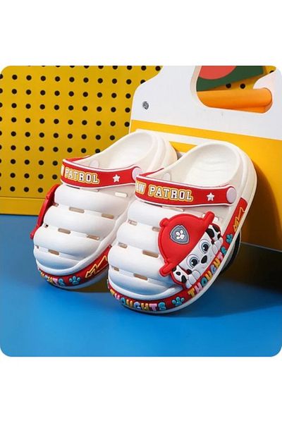 AyShop Paw Patrol Non-Slip White Kids Sandals Slippers
