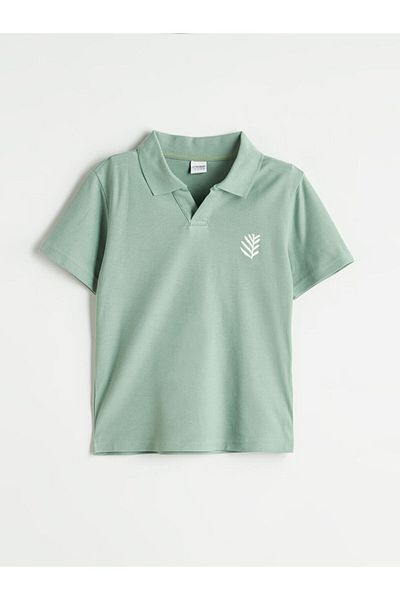 LC Waikiki Green Polo Neck Boys' T-Shirt and Shorts