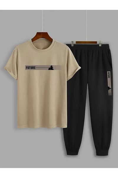 DAXİS Sportwear Company Set de trening imprimat Tricou Jogger Pantaloni de trening - Set de sus și jos