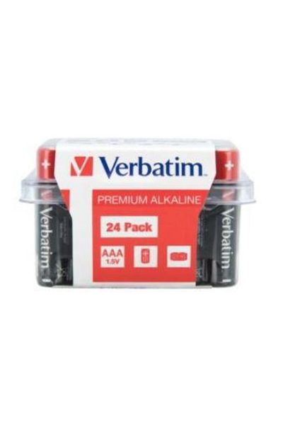 Verbatim Verbatim 49504 Alkaline Batteries, AAA, 24 pcs