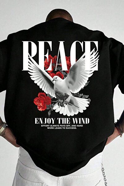 donamod Mirovina Uživaj u vetru T-shirt sa štampanim uzorkom