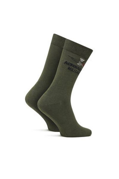 Aeronautica Militare Șosete înalte pentru bărbați Verde pentru bărbați AERONAUTICA MILITARE-251CZ011L499 39284 VERDE