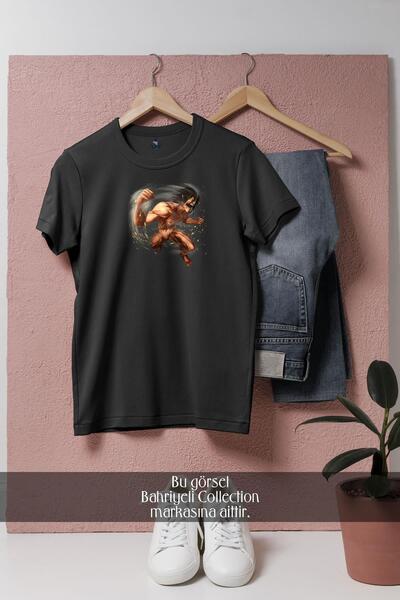 bahriyeli.jpeg Tricou unisex supradimensionat cu designul lui Eren din Attack On Titans