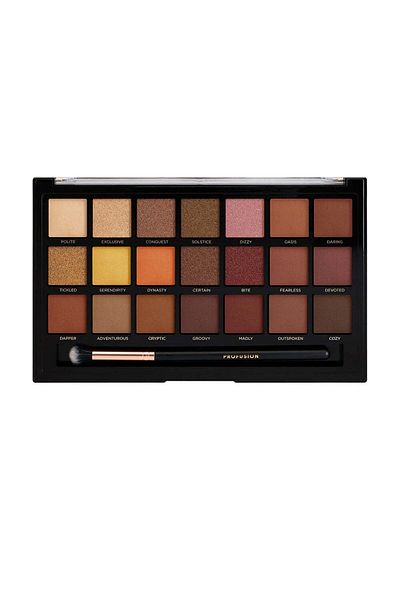 PROFUSION COSMETICS Siennas, Eyeshadow Palette 21 Shades and 1 Brush, Profusion Cosmetics, 245 gr