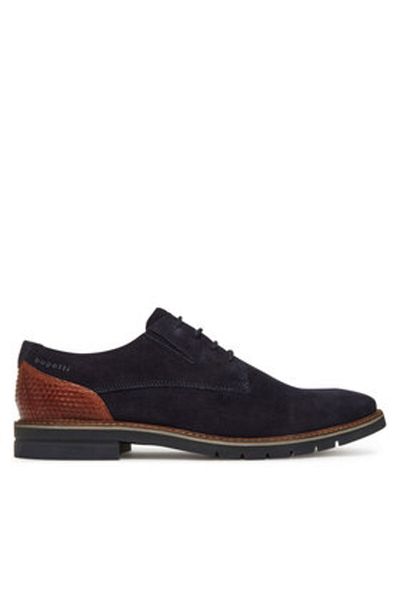 BUGATTI Men's Half shoes blue BUGATTI-311-A9E08-1400 4100 DARK BLUE