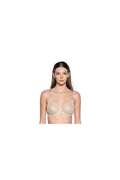MOONLİGHT 2143 Lace Detailed Minimizer Gathering Bra