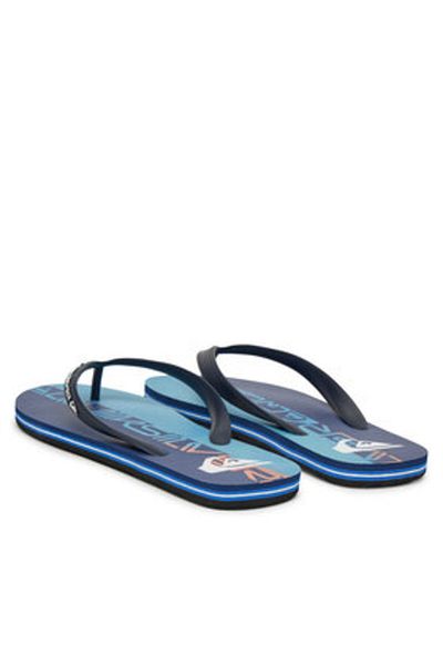 Quiksilver Șlapi albaștri pentru bărbați QUIKSILVER-AQYL101430 BQV8 NEBULAS BLUE WORDBLOCK