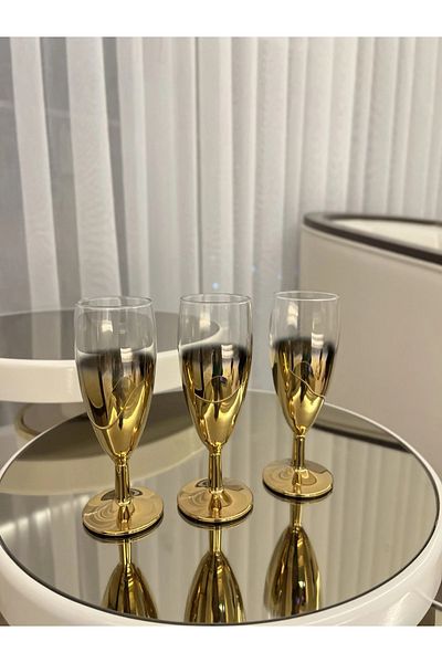 PONCİKPAZAR Coffee Side Glass for 6 People