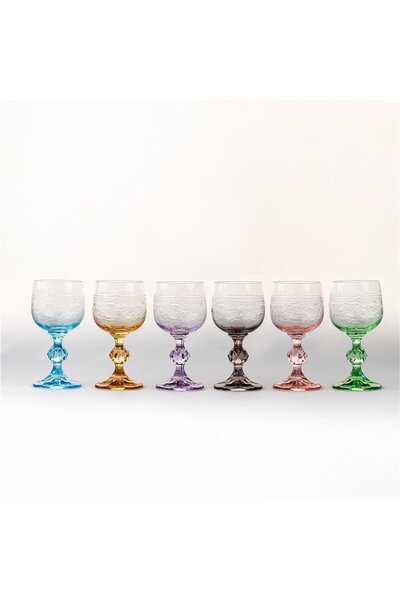 TOYGAR GARDENYA DEGRADE ASORTİ 150CC 6RENK 6LI AYAKLI KADEH
