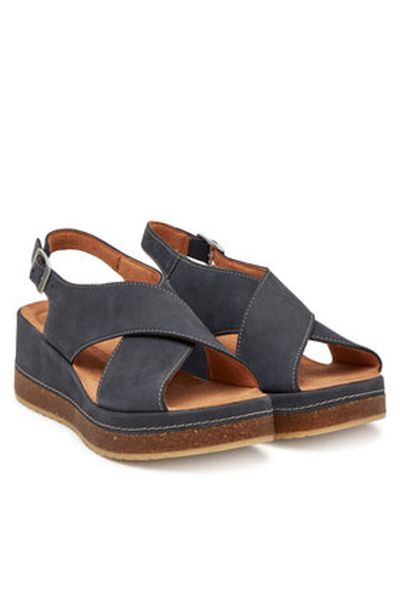 CLARKS Sandale damă albastre CLARKS-26181440 NAVY NUBUCK