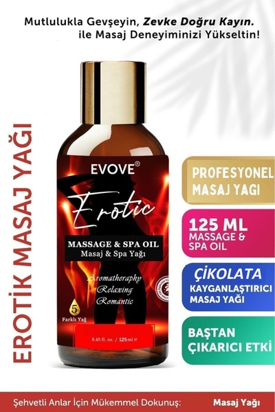 Evove Cosmetics Masaj Yağı Yoğun Etkili Aromaterapi Vücut Masaj Spa Yağı
