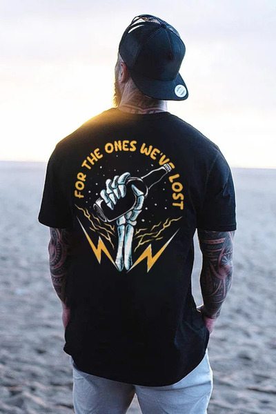 donamod Tricou oversize cu imprimeu The Ones We've Lost