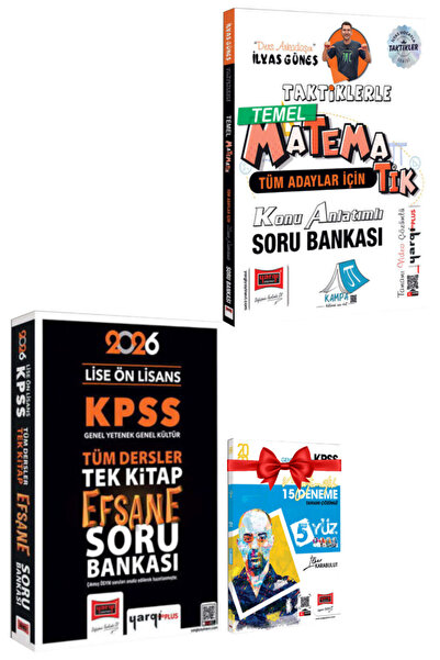 Yargı Yayınları İlyas Güneş | Taktiklerle Temel Matematik Konu Anlatımlı Soru...