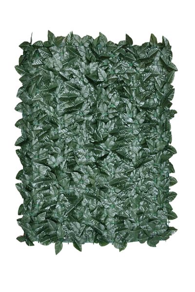 SERENE Weather-Resistant Realistic Looking Laurel Leaves Artificial Hedge
