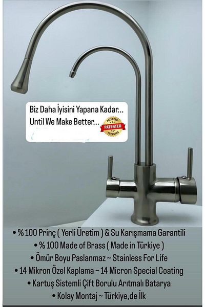 Class Armatür Damla Inox Purification Sink Faucet
