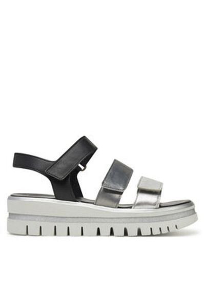 GABOR Sandale argintii pentru femei GABOR-64.620.61 BASIC GREY