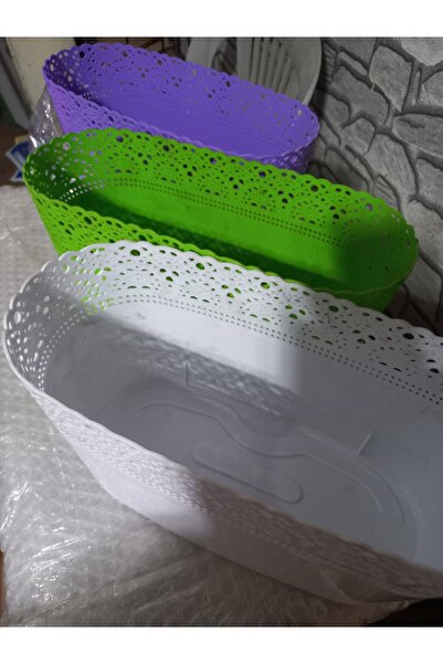 SERİNOVA balkon saksı dantel model 5 adet