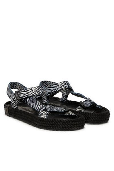 Bohonomad Sandale de damă albe BOHONOMAD-MIA.20-ZEB ZEBRA