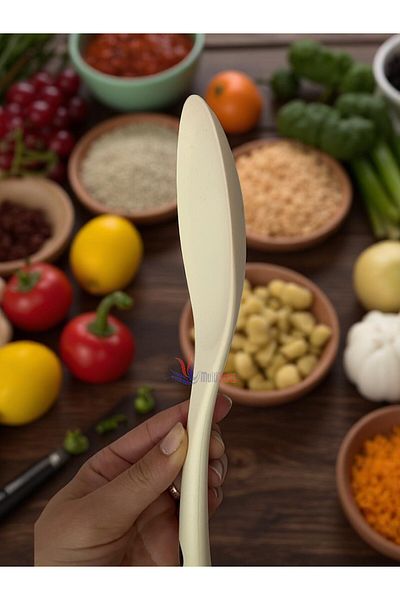 Multiamo Heat Resistant Hard Tip 30 cm Large Silicone Spoon 1 Piece